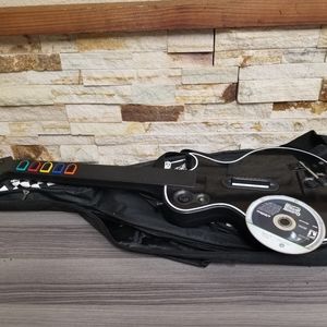 Guitar hero gibson xbox 360 guitar and case